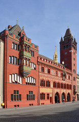 Obraz premium the City Hall of Basel, Switzerland