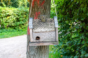 Birdhouse on a tree