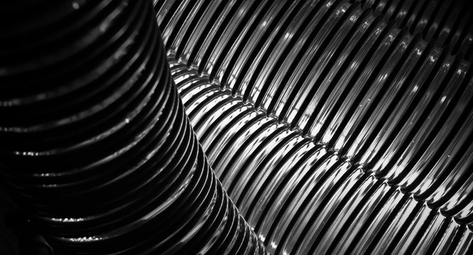 Black and white vacuum tube