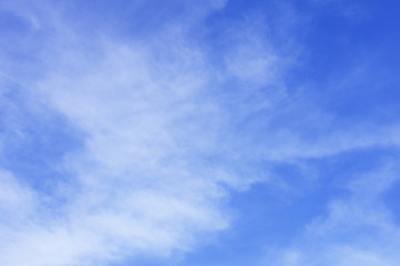 blue sky and clouds
