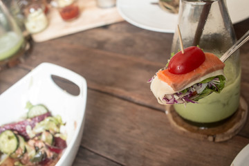 one bite salad