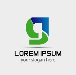 Letter g logo icon design template elements
