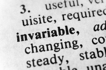 Invariable