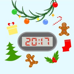 new year clock