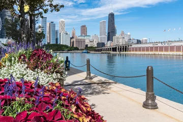 Rolgordijnen Langs de Chicago Pier © pabrady63