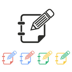 Notepad - vector icon.