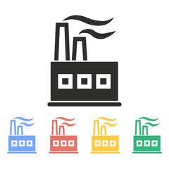 Fototapeta premium Factory - vector icon.