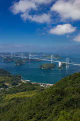 Naklejka premium 来島海峡大橋（しまなみ海道）