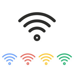 Wi-Fi - vector icon.