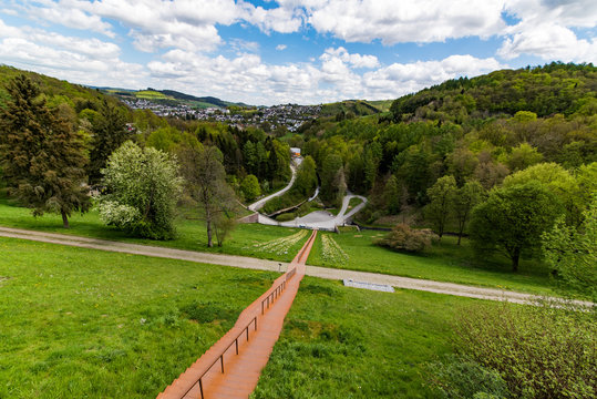stairway to heaven at hennesee near meschede, germany