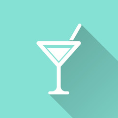Cocktail - vector icon.