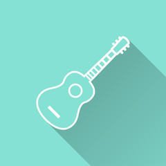 Guitar - vector icon.