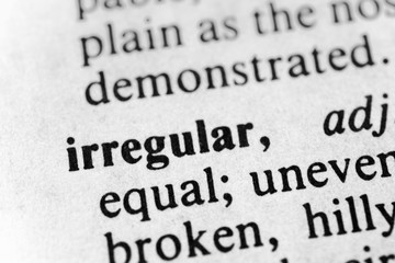 Obraz premium Irregular