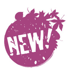 Button New Autumn purple