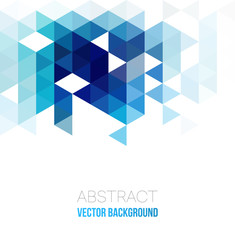 Naklejka premium Abstract geometric background with triangles.