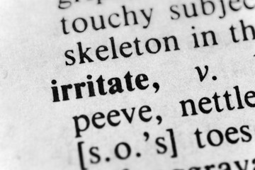 Obraz premium Irritate