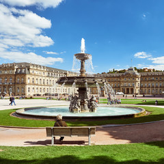 Schlossplatz Stuttgart © Manuel Schönfeld