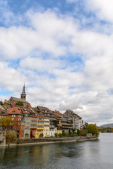 Laufenburg die Stadt am Rhein an der Grenze zu Deutschlan