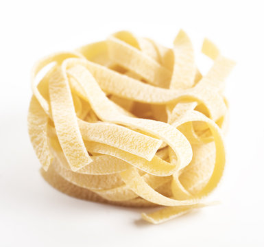 Stalian Pasta, Fettuccine, Isolated