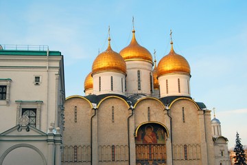 Moscow Kremlin. Color photo.