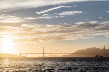 Fototapeta na wymiar Golden Gate Bridge in San Francisco, California