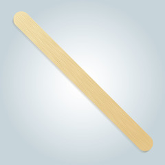 Illustration of a wooden toothpick. Ideal for catalogs, informational and institutional material