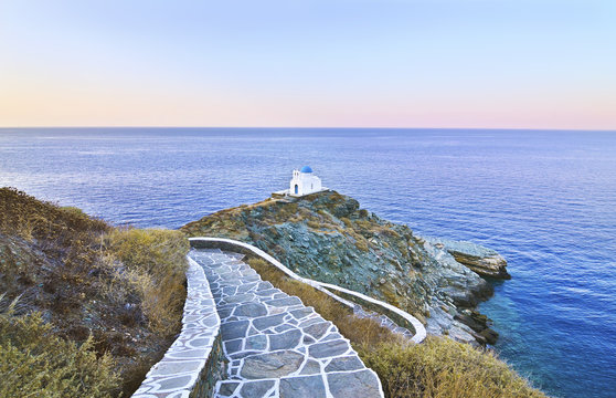 church of the Seven Martyrs Sifnos island Cyclades Greece