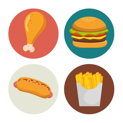 organic food menu icons vector illustration design