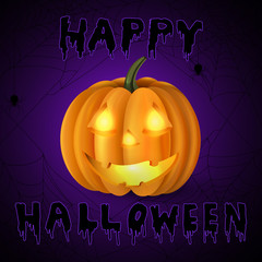 Scary Jack O Lantern halloween pumpkin