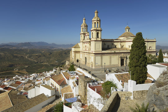 Parish of our lady of the incarnation;Olvera cadiz andalucia spain
