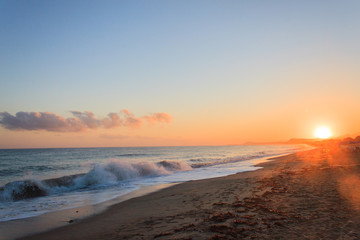 sunrise on crete