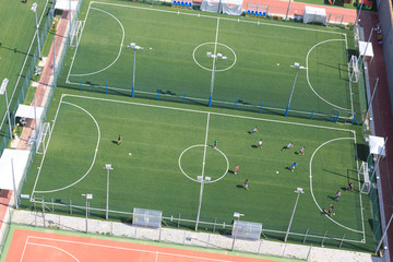 Urban soccer pitch, soccer school Child
