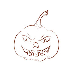 Smiling Halloween Pumpkin