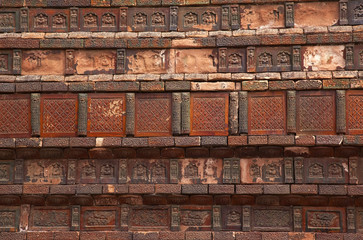 Ancient Bricks Details Iron Buddhist Pagoda Kaifeng China