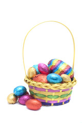 Collection of colourful Easter Eggs