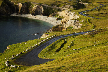 The Atlantic Drive on Achill Island; County Mayo, Ireland