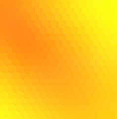 Yellow and orange color geometric rumpled background. Low poly style gradient illustration. Graphic background.