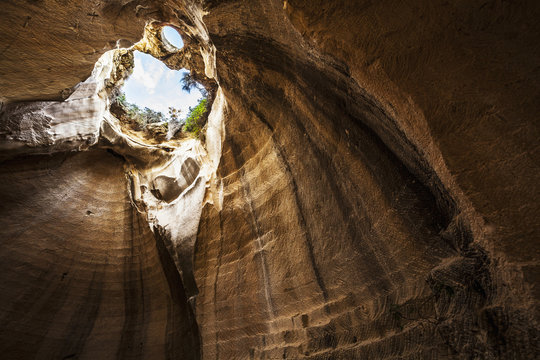 Bell caves at Bet Guvrin, Maresha National Park; Israel