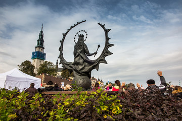 Obraz premium Czestochowa, Poland - October 15, 2016: United Atonement, all-da