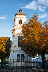 Płock - dzwonnica kościoła farnego.