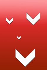 red arrows going down