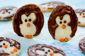 Christmas penguin cookies sweet treats for kid