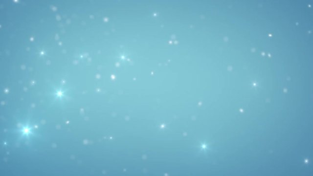 Magic snowfall, beautiful background, seamless looping 3d animation