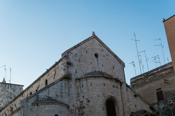 The Basilica of Saint Nicholas in Bari, in Romanesque style, was built where previously was the residence of the Byzantine Governor of Italy.
