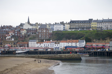 Tate sands and fish market in Whitby