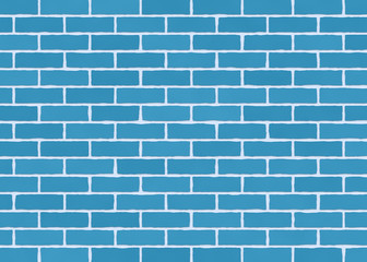 Fototapeta premium Blue brick wall