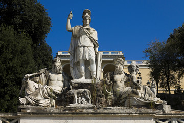 Naklejka premium statua della dea roma