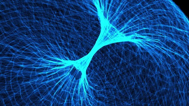 Wormhole abstract animation. Stock video