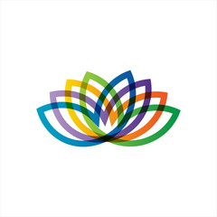 luxury colorful logo