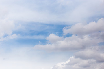 Fototapeta na wymiar beautiful clouds against blue sky